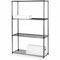 Lorell Industrial Wire Starter Shelving Unit, 4 Shelves, 1000lb Capacity, Black LLR70060 - alternate 1